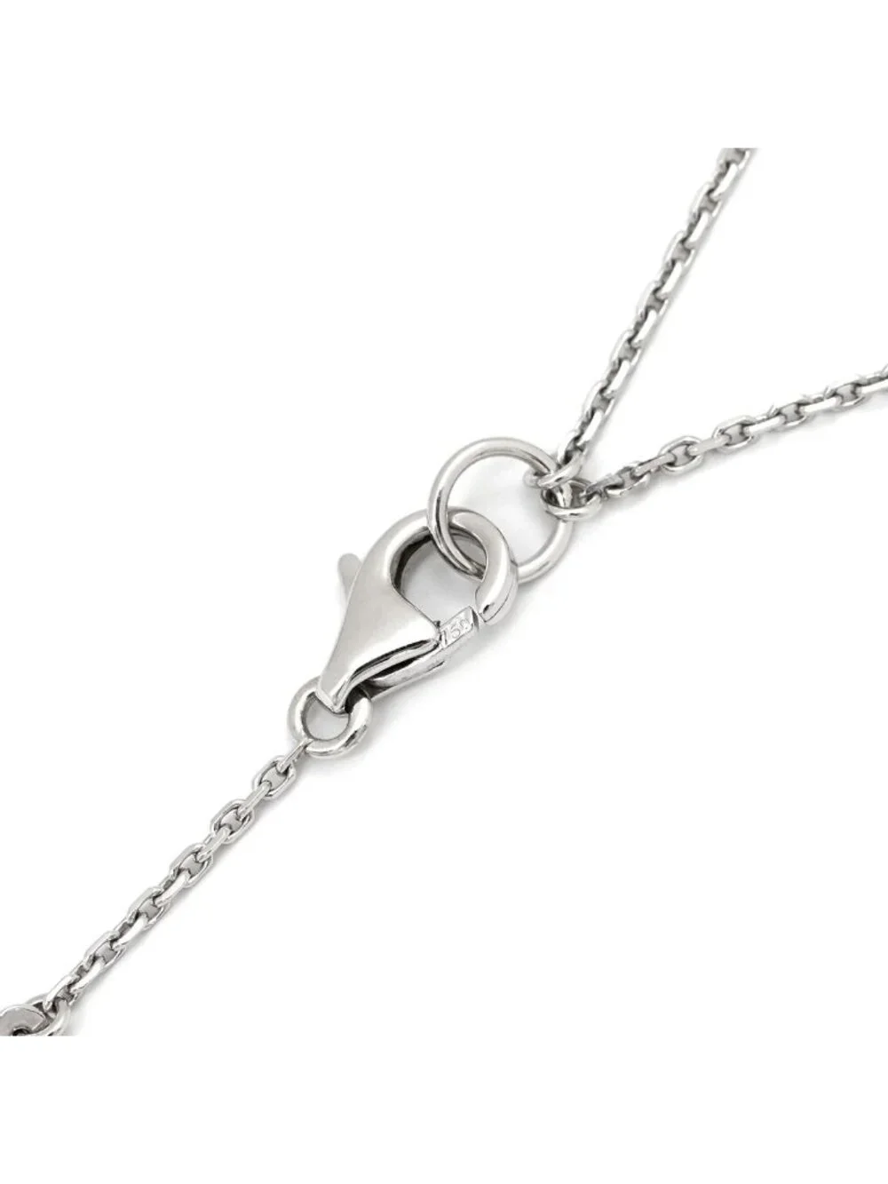 Van Cleef & Arpels Necklace Sweet Alhambra Papillon Blue White Gold 18k WG